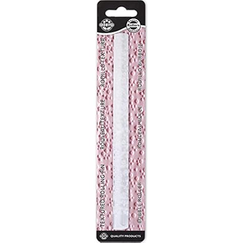JEM Bubble Roller Textured Rolling Pin, Long Cover