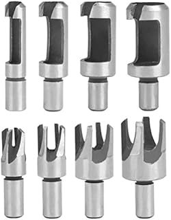 8 Stück Zapfenbohrer Set Holz Plug Cutter Bohrer Set Pfropfenbohrer Cutter Drill Forstnerbohrer Zapfenfräser Holzbohrer 5/8" 1/2" 3/8" 1/4" Plug Loch Cutter,Holz Plug Bits 6mm / 10mm / 13mm / 16mm