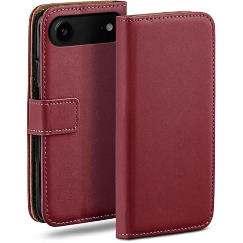 Housse iPhone Air moex bordeaux effet cuir finitions soignées