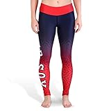 KLEW MLB Boston Red Sox Gradient Big Logo Print Leggings