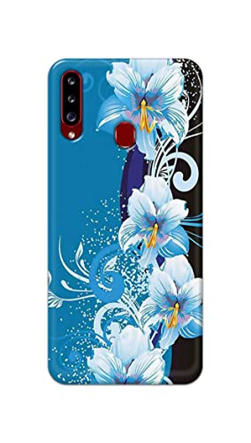 Image of PRINTFIDAA Beautiful Floral Design Printed Designer Hard Case for Samsung Galaxy A20s, SM-A207F / DS, SM-A207M / DS, SM-A2070 Back Cover -(e) RPM1006