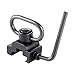 Pinty Heavy Duty Tactical Link QD Sling Swivel Mount Flush Push Button for Picatinny Weaver Quick Detach
