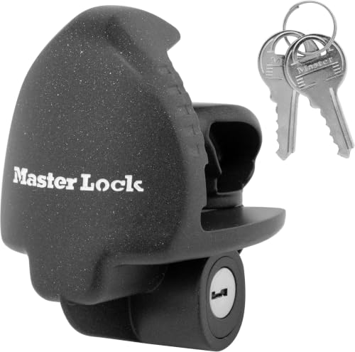 Image of Master Lock 379ATPY Universal Trailer Hitch Lock, Black (Pack of 6)