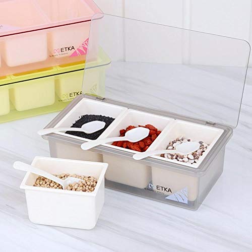 Set kruidenbox, kruidenpotje, grote capaciteit, gegrild zout en MSG gecombineerde kruidenbox - Afbeelding 7