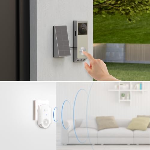 EZVIZ EP3X Pro Dual-Lens 2K Doorbell Kit