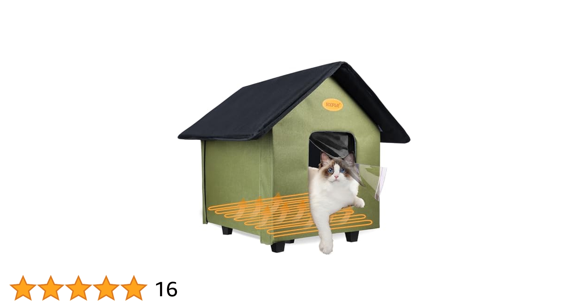 Outdoor Plastic Cat House Weatherproof Insulated Cat House Feral Shelter