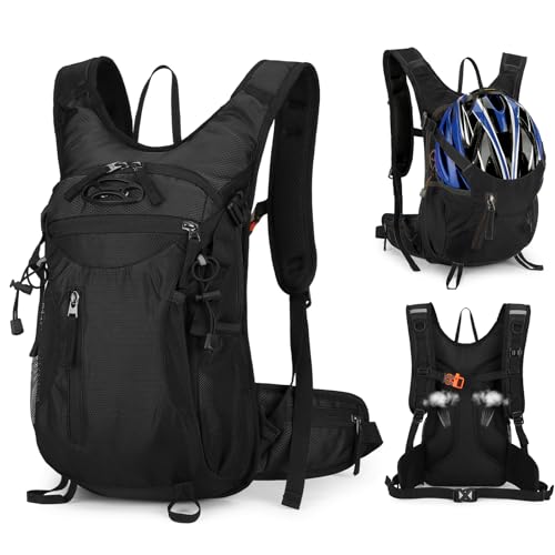 Outplea 15L Zaino Bici Impermeabile - Zainetto Leggero per Sci, MTB, Idraulica, Campeggio, Alpinismo...