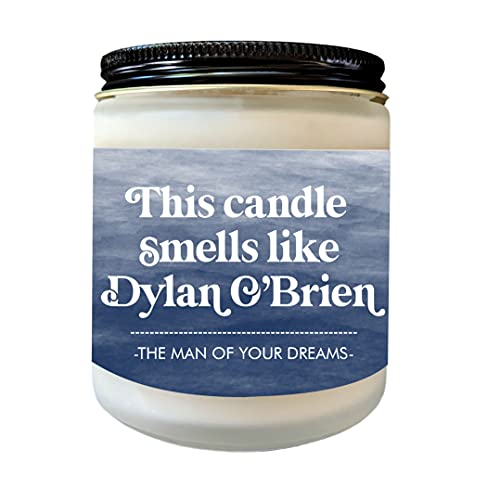 Dylan O'Brien Gift Smells Like Dylan O'Brien Scented Candle Pop Culture Candle Celebrity Candle
