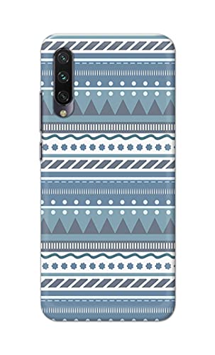 Image of Printed Hard Back Cover Case for Mi A3 Back Cover (Seamless Geometric Tribal Pattern) -1803