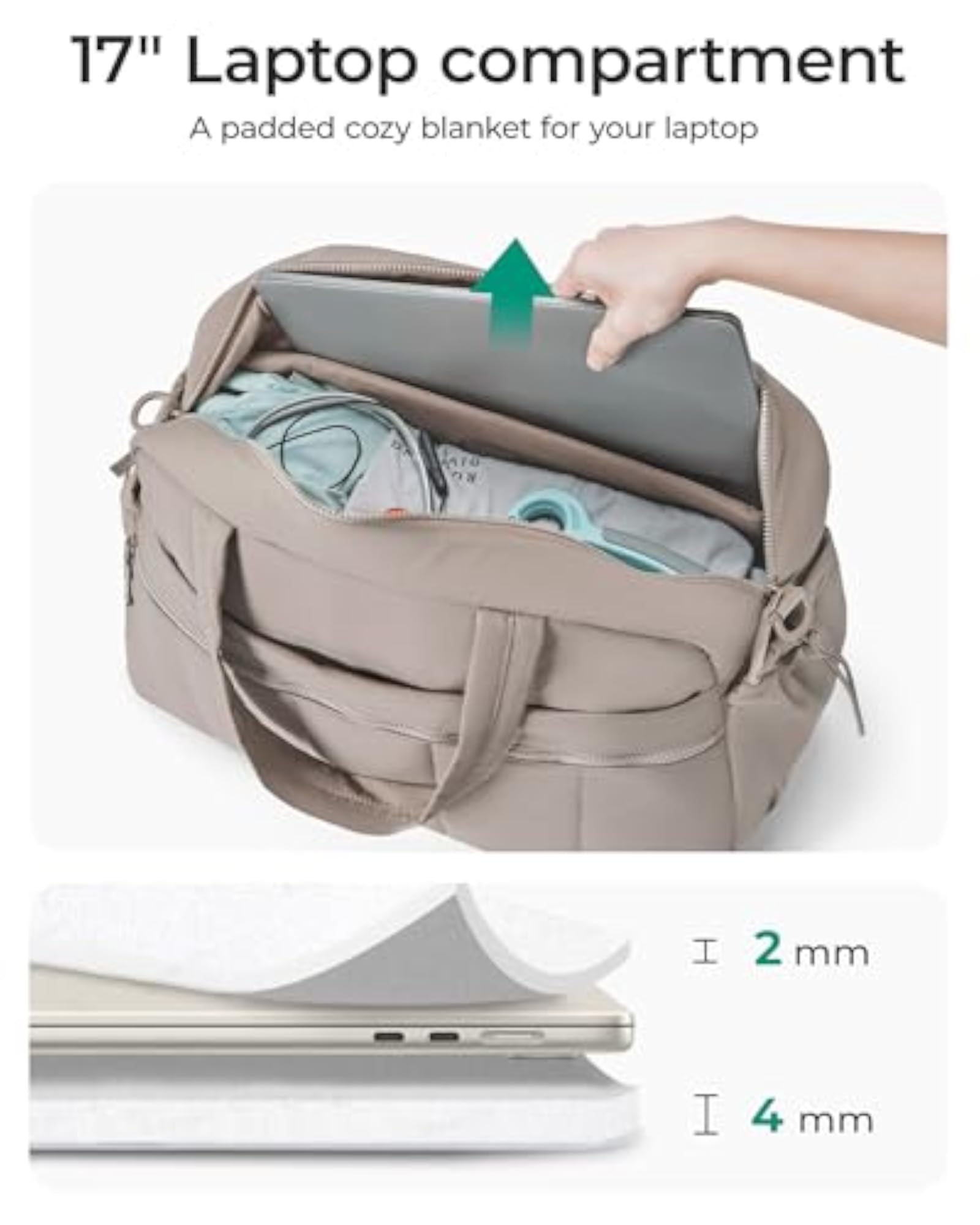 Lightweight Carry on Weekender Duffel with Toiletry Bag