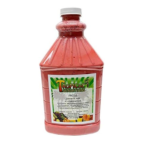 Frosé (Frozen Rosé) Drink Mix, Tropical Sensations, 64 oz bottle Cover