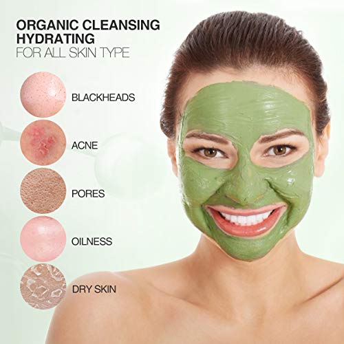 Pop Modern.C YOUZHI-16 Clay Mask Avocado Dead Sea Mud Stick Mask Natural Organic Green Tea Mud Mask Deep Cleansing Blackhead Removal Face Mask Nourishing Hydration Facial Mask thumb #4