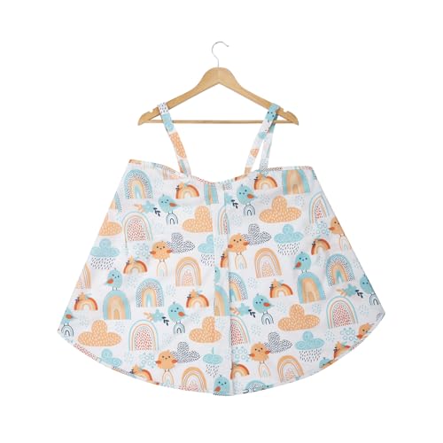 Image of Wakefit Nursing Pillow with Cape for Breastfeeding & Baby Care | 5 in 1 Feeding Pillow with 100% Cotton Removable Cover | Super Soft & Machine Washable | Kukku