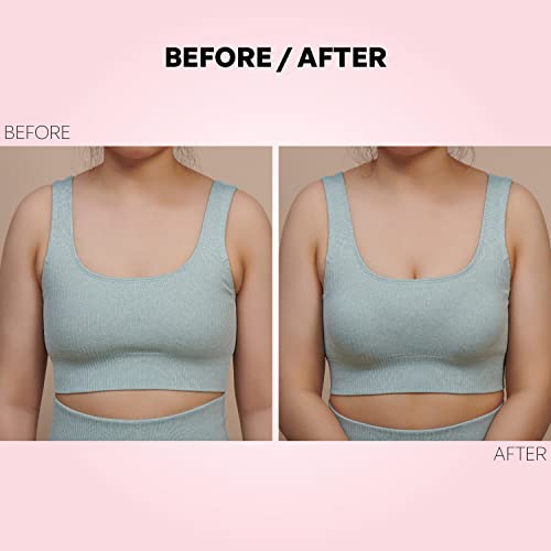 Radiant Hollywood Secret 1 Pair Of Breathable Clear Silicone Bra Inserts, Waterproof And Lightweight Breast Enhancers Push Up Pads For Bra, Bikini, Bathing Suit (Zipper Bag Included) #TOP4