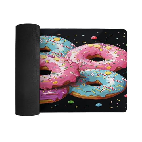 Donut Mouse Pad grande antideslizante goma 30x60 cm miniatura 3