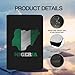 Passport Holder Cover Nigeria Nigerian Flag Map PU Leather Case Wallet Passport Book Protector for Women Men Flying Travel Fashion Gift
