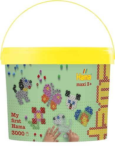 Hama - 8806 - Maxi Baril de 3000 Perles MulticoloresPlusPlqs