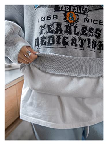 Sudadera de manga larga mujer XL ropa deportiva casual jersey básico 5