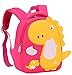 Happy Cherry Cartable Bébé Bande Dessinée Sacs à dos Maternelle Sacs à dos Mignons Enfant Sacs d'école Fille Garçon Motif Dinosaure Rouge Rosé 3-6 ans