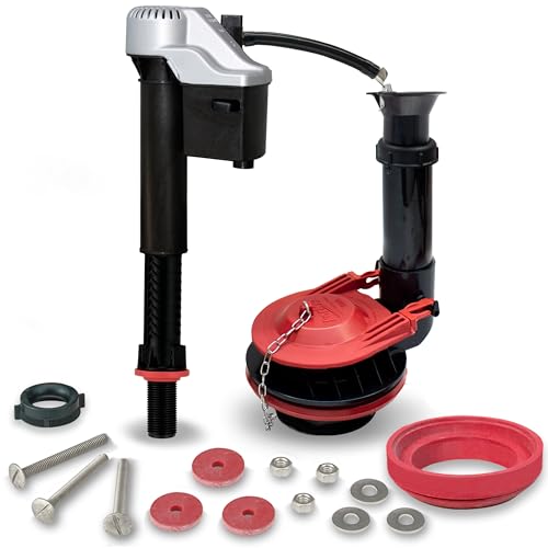 Korky Complete Toilet Repair Kit - Size: Large 3-Inch - Fixes: Running, Noisy, No/Slow Refill, and No/Weak Flush Toilets - Easy to Install, 5010MP
