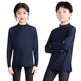 [Rovidorx] ラッシュガード キッズ 水着 長袖 tシャツ 男の子 女の子 子供 ジュニア 男女兼用 小学生 中学生 スクール 学校 水泳 120 130 140 150 160 フードなし 無地 速乾 夏服 冷感 海 水陸両用 日焼け対策 116-na-160