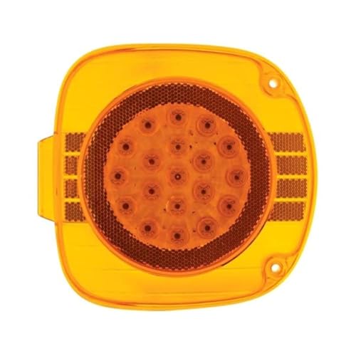 United Pacific 38928 - Turn Signal Light - 22 Led Freightliner Turn Signal Light - Amber Led/Amber Lens