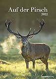  Auf der Pirsch 2022 - Bildkalender A3 (29,7x42 cm) - mit Feiertagen (DE/AT/CH) und Platz für Notizen - Tierkalender - Wandplaner - Wandkalender