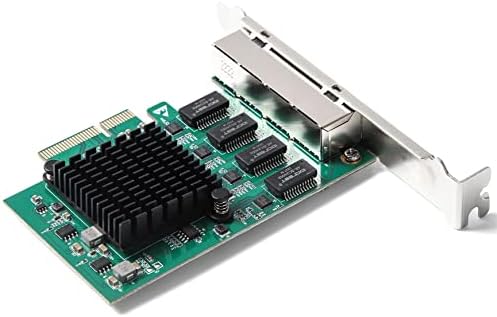 ZimaBoard PCIe Network Card - PCIe to 4-Port Gigabit Ethernet Adapter - Ethernet Network Card - NIC Server Adapter Network Card - Realtek RTL8111 Chipset (4-Port Gigabit Ethernet Adapter)