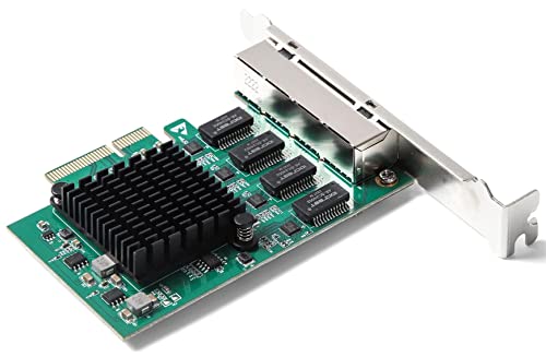 Zimaboard Pcie Network Card - Pcie To 4-Port Gigabit Ethernet Adapter - Ethernet Network Card - Nic Server Adapter Network Card - Realtek Rtl8111 Chipset (4-Port Gigabit Ethernet Adapter) #TOP1