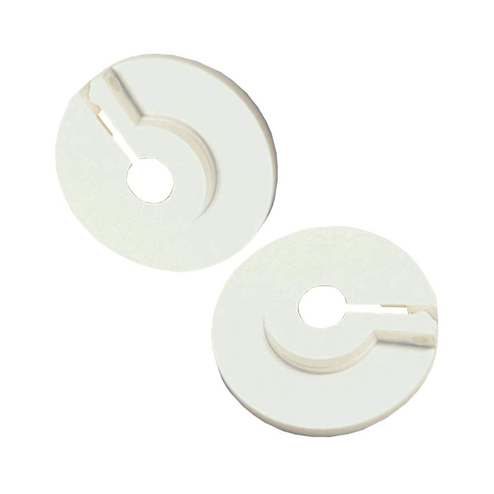 Schläfer 4409013 | Rosone Copritubo Rosetta Apribile ABS per Termosifoni Foro 22 mm (1/2") Collare per Copertura Tubi Radiatori Caloriferi