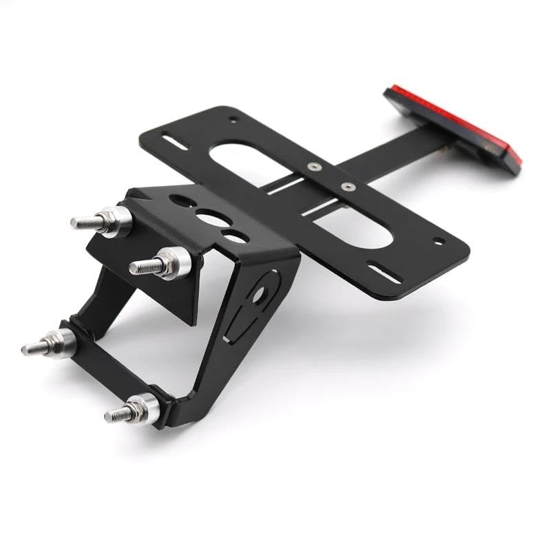 Support Plaque Moto Z900 2017-2025 - Kit Élimination Garde-Boue Porte-Plaque Arrière Aluminium Noir