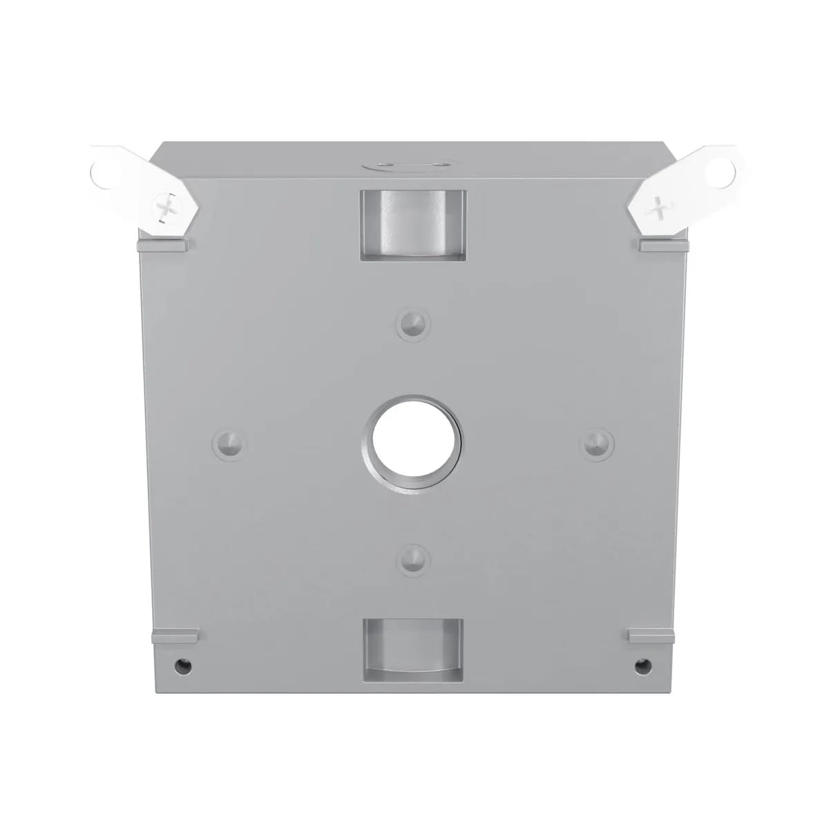 2-Gang Weatherproof Box, Five 1/2 in. Threaded Outlets, Gray — Amazon image 3