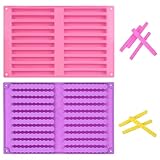 Photo Gallery jeffdad 2 tappetini da forno in silicone per cani, 20 barrette in silicone per cereali, per biscotti e biscotti fai da te