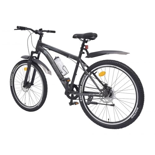 Image of playR Stallion Cycle 27.5 Inch Single Speed - Front Wheel Shock Abs Front and Rear Disc Brake for Durable City Bicycle & Outdoor Adventure Bike for Men & Women All Season