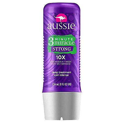 Aussie 3 Minute Miracle Strong Treatment 8 Ounce (236ml)