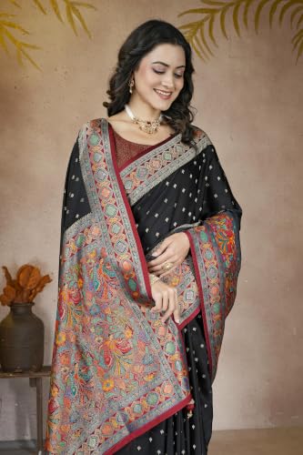 Navshanya Silk satin silk saree – image 3