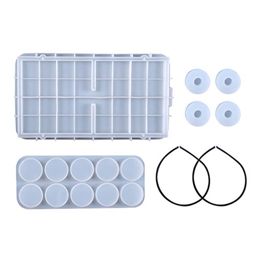 Moule résine époxy échecs silicone haute précision pour DIY