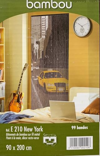 Rideau de porte - New York Taxi Jaune - 90 x 200 cm - MOREL