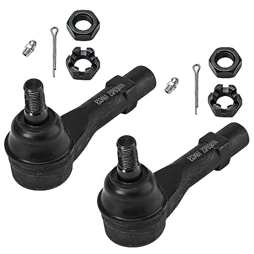 Image of Detroit Axle - Front End Suspension Kit for 1998-2011 Ford Ranger Mazda B2300 B2500 B3000 B4000 [1 Piece Design w /Coil Spring Suspension] Front Upper Control Arm Lower Ball Joint Inner Outer Tie Rods