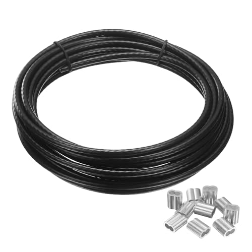 Cable de acero para colgar luces y crear enrejados en el jardín de casa