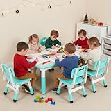 Zoom IMG-1 mamizo tavolo bambini con 6 Zoom IMG-1 mamizo tavolo bambini con 6