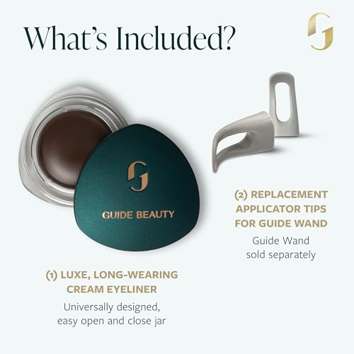 Delineador en crema marrón Guide Beauty Luxe 0.14 oz miniatura 3