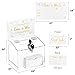 ZENFUN Acrylic Suggestion Box with Lock, Donation Box with 100pcs Raffle Tickets Cards, Clear Ballot Boxes with Sign Holder,Collection Tip for Charity, Voting