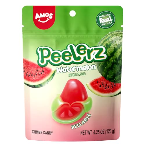 Image of Amos Assorted Gummy Candy (4.25oz, Watermelon)