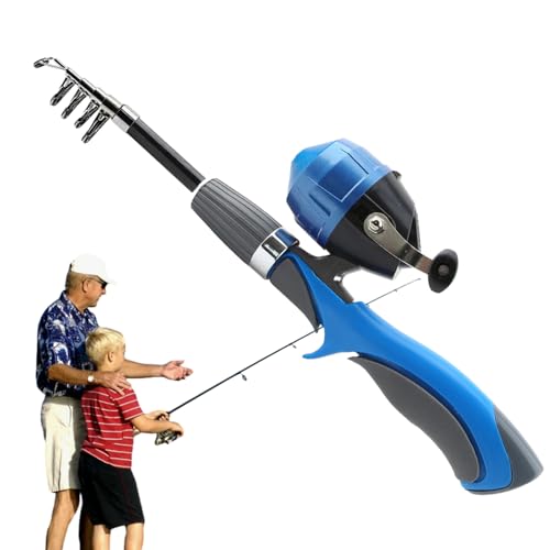 Canne de pêche télescopique : idée cadeau anniversaire Noël pour enfant