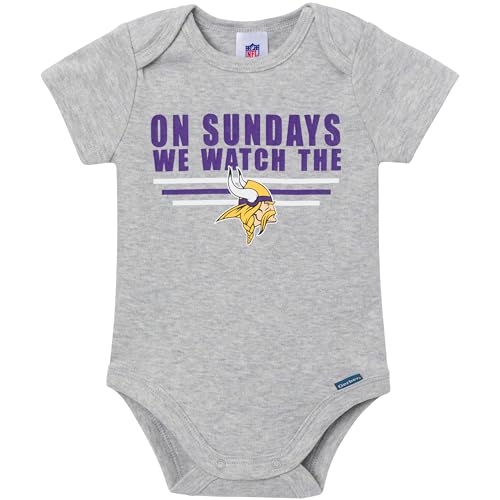 Image of Gerber NFL Baby Boys 3-Pack Onesie Bodysuit