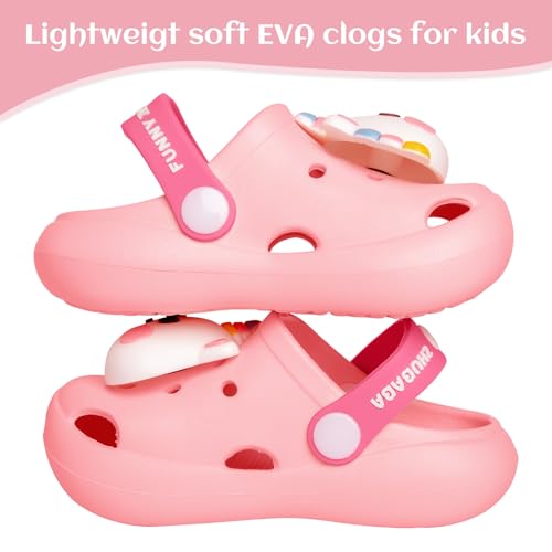 Image of Toddler Little Kids Clogs Slippers Sandals, Non-Slip Girls Boys Clogs Slide Lightweight Garden Shoes Slip-on Beach Pool Shower Slippers