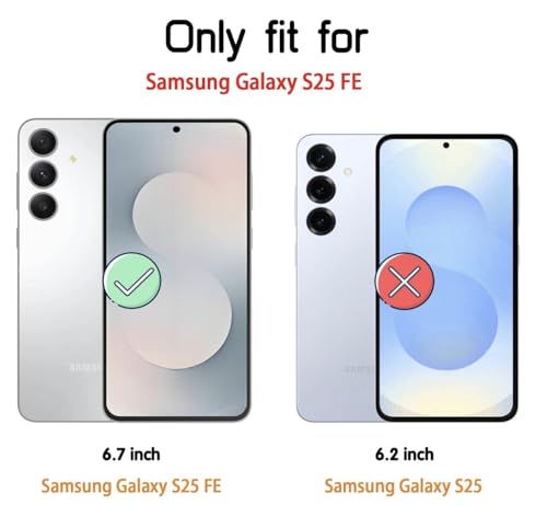 Image of FAD-E Tempered Glass Screen Protector Guard (without camera hole) Compatible for Samsung Galaxy S25 FE 5G (6.7 inch)