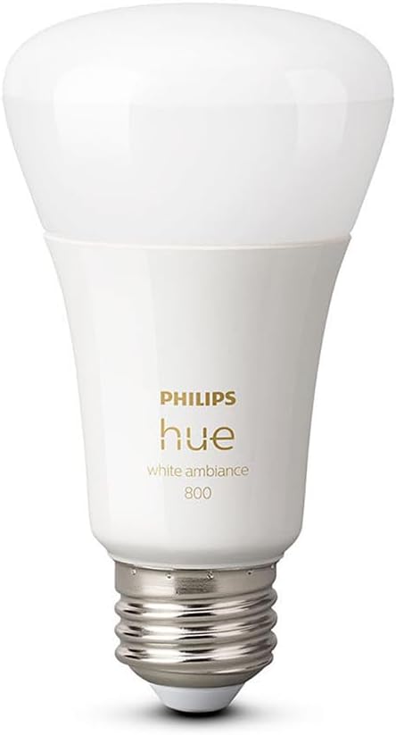 Philips Hue White A19 Single LED Bulb Works with Amazon Alexa (Hue Hub Required)
