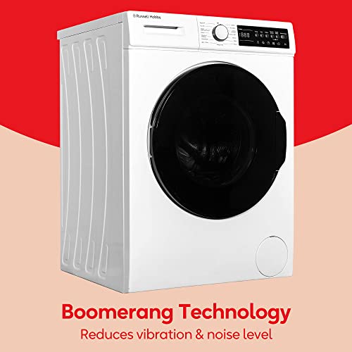 Russell Hobbs RH914W116W - Freestanding Washing Machine, 9kg Capacity, 1400 rpm, 15 Programmes, Eco Technology, Rapid Wash Cycles, White, 85 x 60.9 x 60 cm - Image 3